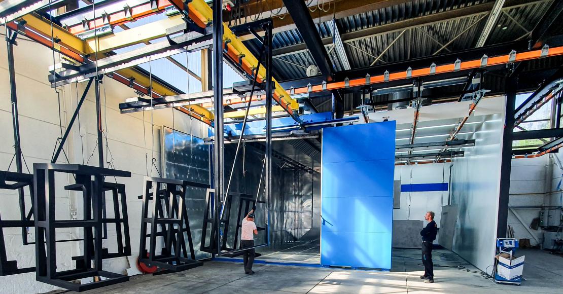 manual monorail with shunting bridge cassette systeem 2